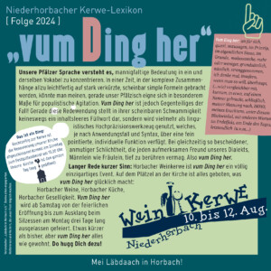 Kerwe2024 Motto vum Ding her