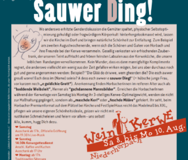"Sauwer Ding" - Kerwe Motto 2026